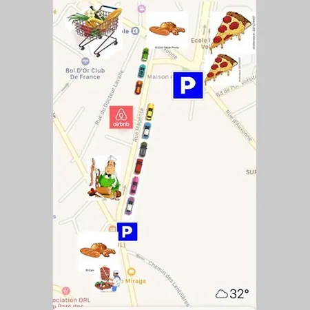 Nature, Proche Du Centre-ville 아파트 디종